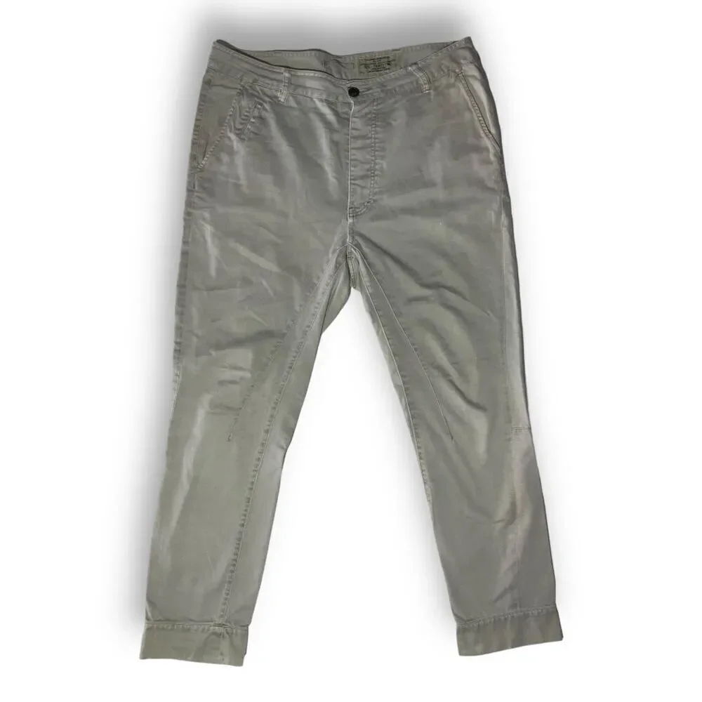 🪖 AllSaints Men’s Cropped Khaki Pants | Size 32‎ | Modern Utility Fit 👟
